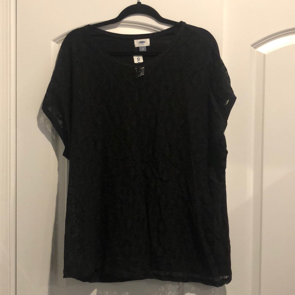 Black Lace Tee